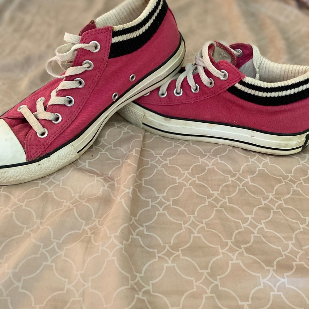 Pink Converses-unisex